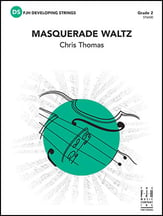 Masquerade Waltz Orchestra sheet music cover